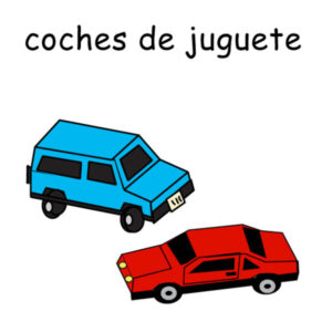 pictograma coches de juguete