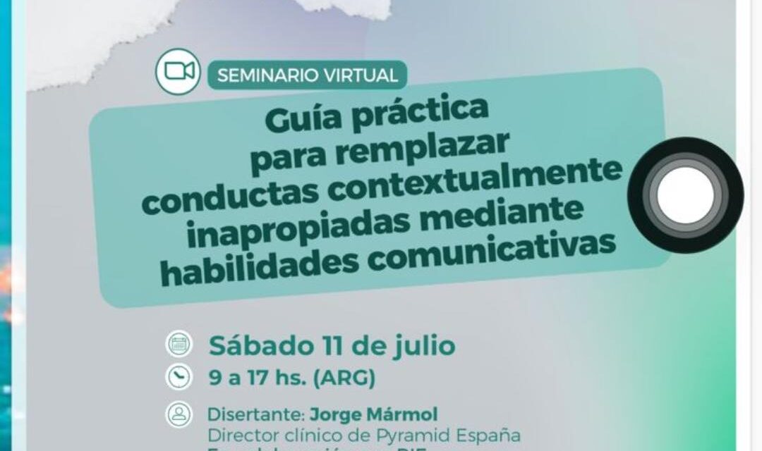Guia para la Intervencion en Conductas Inapropiadas - Online, ARGENTINA (julio 2026)